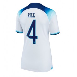 Lacne Ženy Futbalové dres Anglicko Declan Rice #4 MS 2022 Krátky Rukáv - Domáci